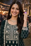 Hoor By Mrudangi Georgette Embroidered Work Readymade Suits Online Wholesale